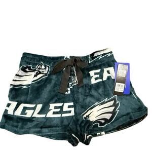 Philadelphia Eagles NFL Women's Fleece Plush Lounge Shorts Pajamas Shorts Sz M